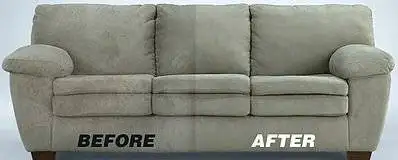 UPHOLSTERY CLEANING BEFORE & AFTER